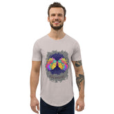 Gemini Men's Curved Hem T-Shirt | Zodiac Series 11 - Beyond T-shirts